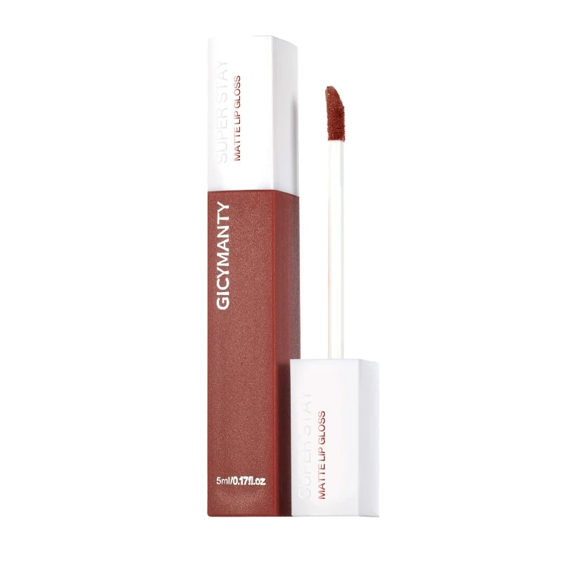 Matte Velour Liquid Lipstick Durable Waterproof Non Smudging Lip Color Women's Lip Glaze Lip Moisturizing Lipstick