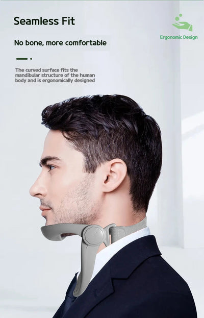 Neck brace, adjustable neck brace, neck traction device, anti sagging home correction fixing strap
