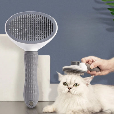 Pet massage comb one-click hair removal cat comb hair removal hair remover