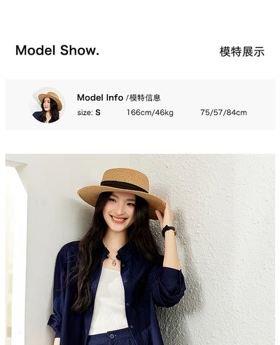VIMLY Navy Blue Denim Suit Women's 2025 Autumn Outfits Vintage Lace Polo Collar Shirt Wide Legs Pants Ladies 2 Piece Sets A2526
