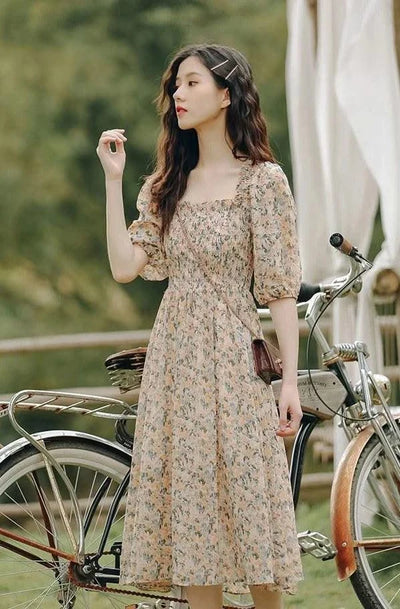 Female Dresses Pink Women's Dress Floral Graduation Formal Occasion Flower Birthday Elegant and Beautiful 2024 Fashion Summer X