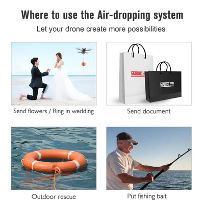 STARTRC Drone Airdrop System For DJI Air 3S/Mini 4 Pro/Mini 3/Mavic 3/Air 2S/Mavic 2/Mini 2 SE Air-dropping Thrower Gift Deliver