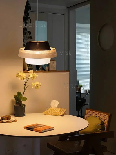 Nordic Fabric Chandelier Lighting Living Dining Bedroom Modern Restaurant E27 Pendant Lights Home Decor Hanging Lamps Fixtures