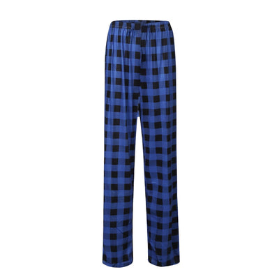Women Pants Plaid Cotton Loose Ladies Pajama Pants Pyjama Trousers Men Sleep Bottoms Lounge Wear Sleep Lounge Pants Bottoms