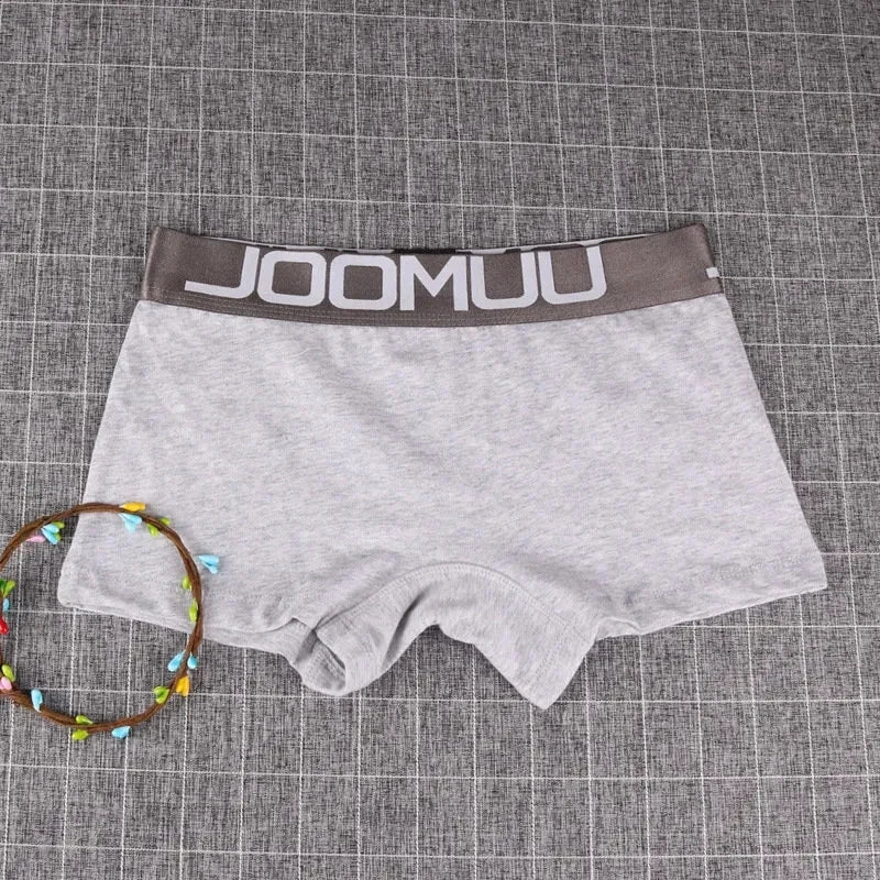 Popular Solid Women's Cotton Panties Boxer Underwear Ladies Breathable Letter Belt Briefs Sexy Sports Female Knickers Boyshorts