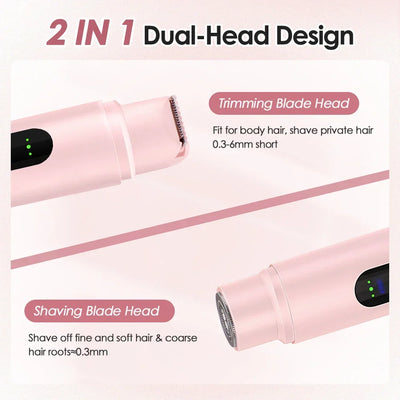 Electric Razors for Women Painless Ladies Epilator Facial Mustache Shaver Bikini Underarms Legs Trimmer Electric Hair Removal