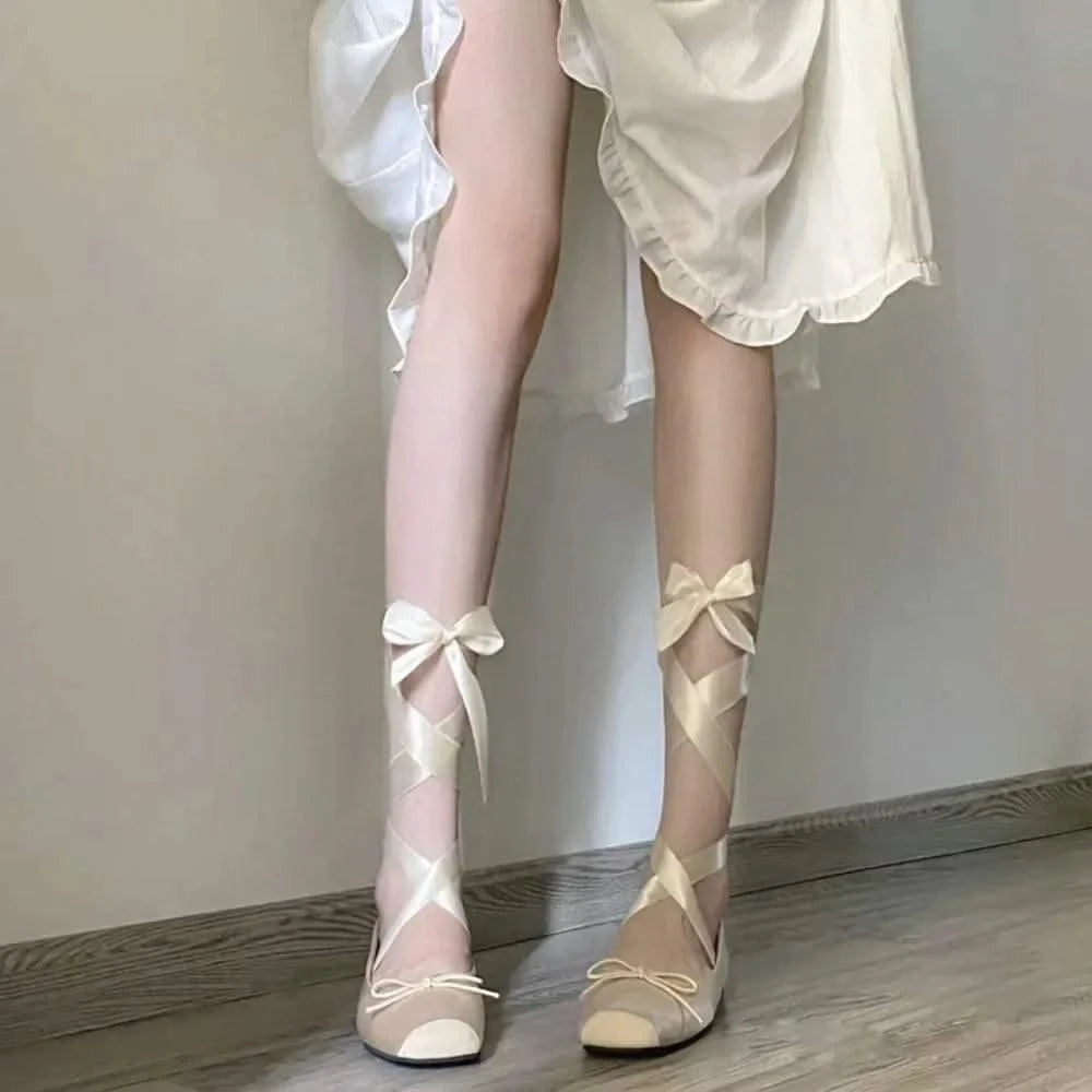 Women's Ballet Flats Shoes Autumn Strap Flat Shoes Women Pink