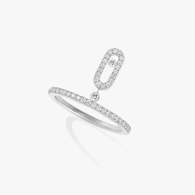 Luxury Classic S925 Inlaid Sliding High Beauty Ring Women's Jewelry Ring Luxury Party Girlfriend Anniversary Gift