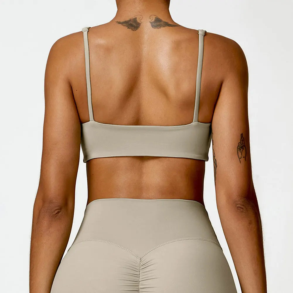 Women Underwear Sports Bras For Fitness Yoga Running Jogging Gym Wear Stretch Padded Sling Sport Top  Athletic Vest Yoga Bra