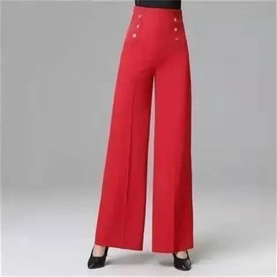 Women Wide Leg Pants 2023 Spring Summer Solid High Waist Long Casual Pants Korean Loose Dance Female Trousers Women's Clothing