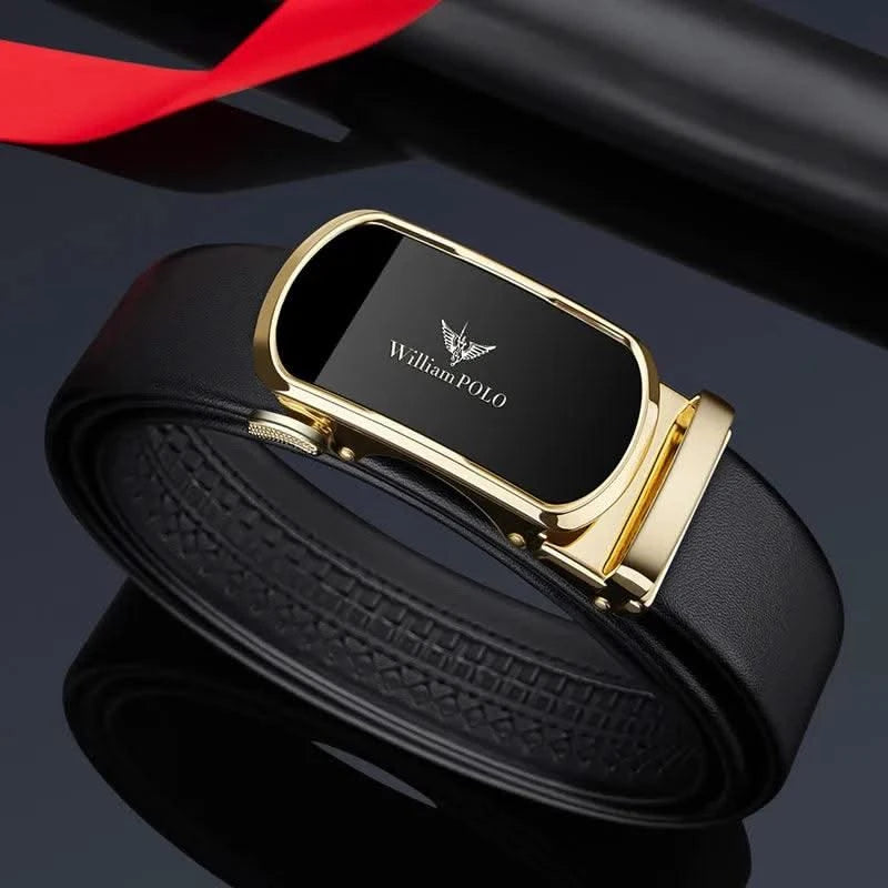 Automatic Buckle Belt  Business Casual Dress Belts Gift for Men