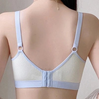 All-season Maternity Bra For Pregnant Women Breast-lifting Anti-sagging Front-opening Design For Breastfeeding Made  Pure Cotton