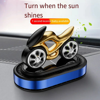 Compact Fragrance Diffuser For Car Car Purifier Portable Air Freshener Motorcycle Diffuser Advanced Solar Panel Technology