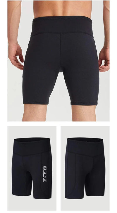 Men 2mm Neoprene Wetsuits Shorts Thicker Trunks Diving Snorkeling Surfing Pants Swimming Trunks Winter Swimming Protection Pants