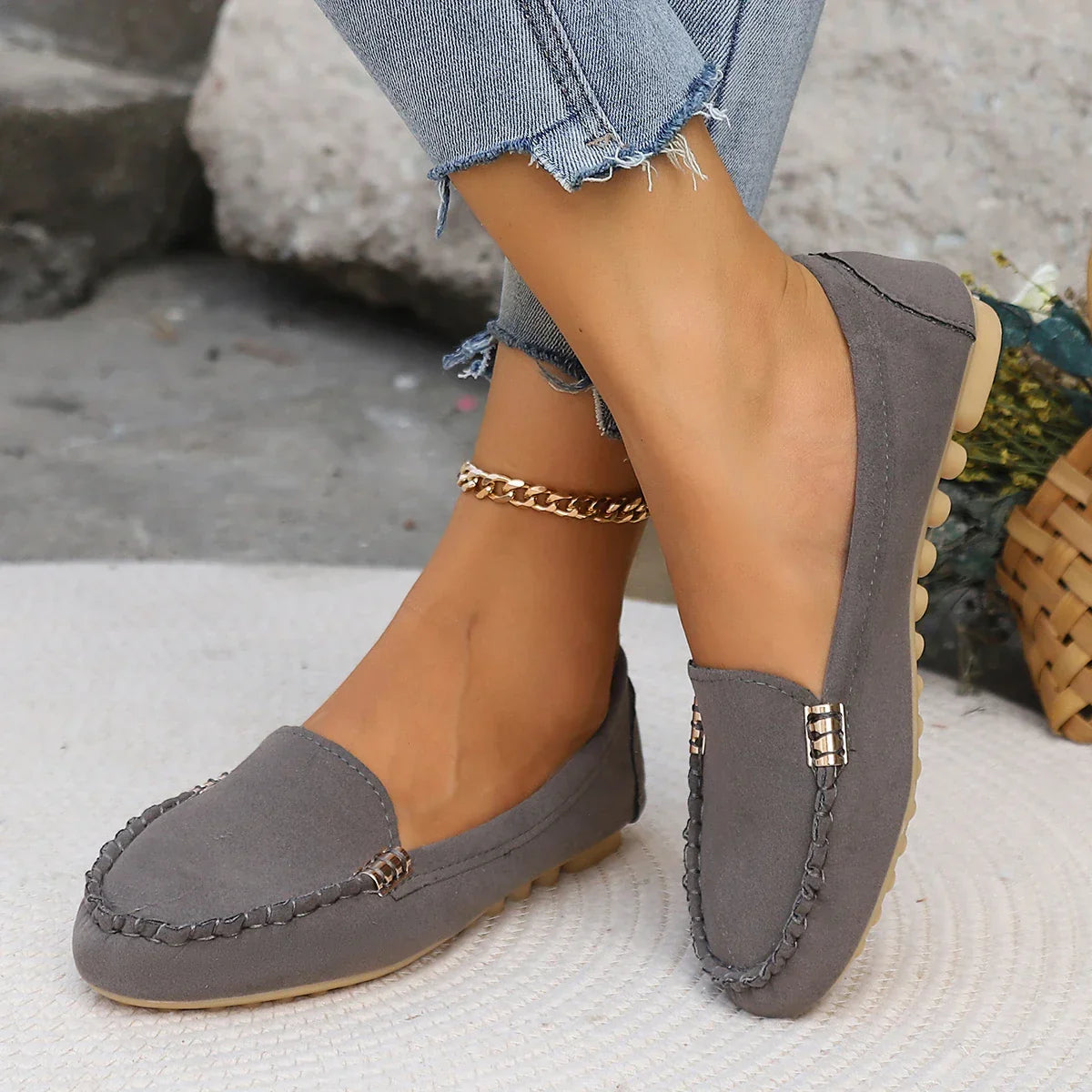 Women Shoes Slip On Loafers For Ballet Flats Women Moccasins Casual Sneakers Zapatos Mujer Flat Shoes For Women Casual Shoes