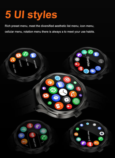 2025 New For HUAWEI High-end Sports Smart Bracelet Men GPS NFC 1.85 AMOLED Screen Compass Waterproof Bluetooth Call Smartwatches