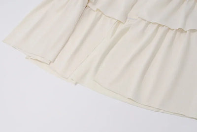 NIDANSSI White Strapless Backless Evening Party Dress Women Ruffle Robes Elegant Sexy Dress Bodycon Long Summer Dress Vestidos