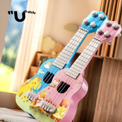 New guitar mini version instrument ukulele can be played for beginners, entry-level instrument playing beautiful melodies, gifts