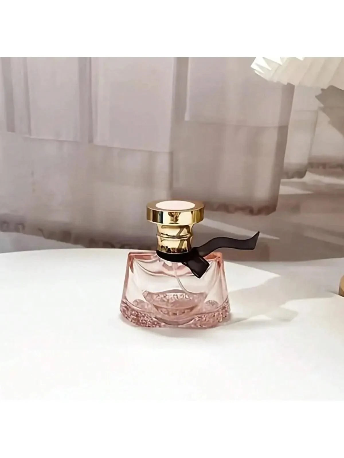 Luxury 1.01oz Glass Perfume Atomizer - Portable, Refillable & Scent-Free Spray Bottle for Travel & Cosmetics, Empty Bottle