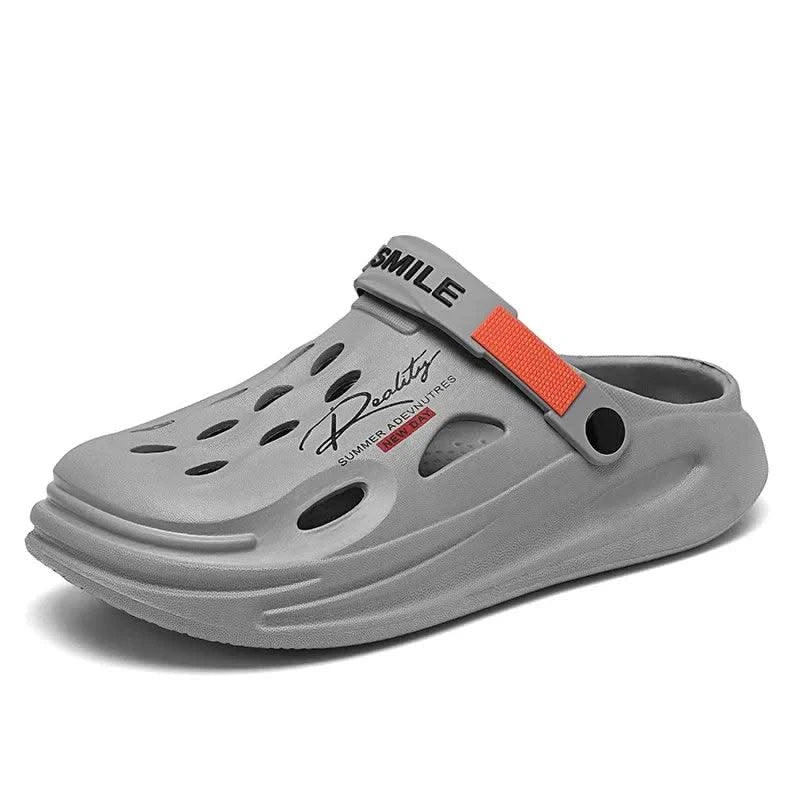 2025 New Men's Clogs Slippers Sandal Men Garden Shoes Flat Sandals Male Sneakers Outdoor Home Clogs Slides Men Summer Shoes - Elanique