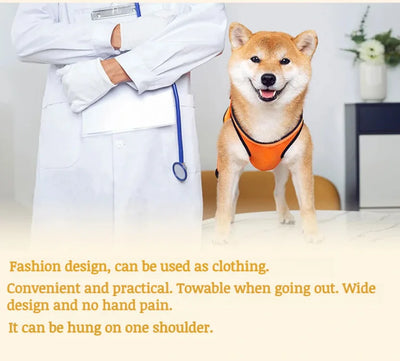 Pet Care Carrier Senior Elderly Dog Back Leg Barrier Walking Aid Disabled Pet Care Carrier