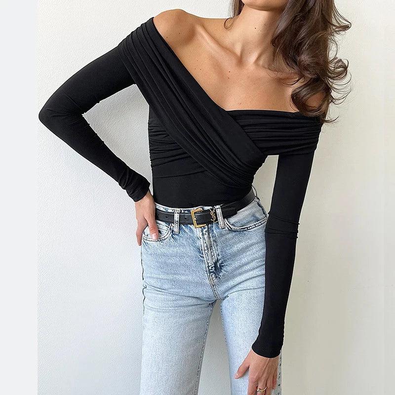 Women Spring Sexy Red Bodysuits Backless Solid Corset Slim Fashion Crossed Bodysuits Long Sleeves Casual Female Knitted Rompers