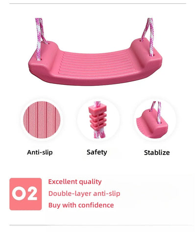Baby swing, children's garden swing outdoor toys, adjustable height indoor and outdoor swing toys, children's outdoor games