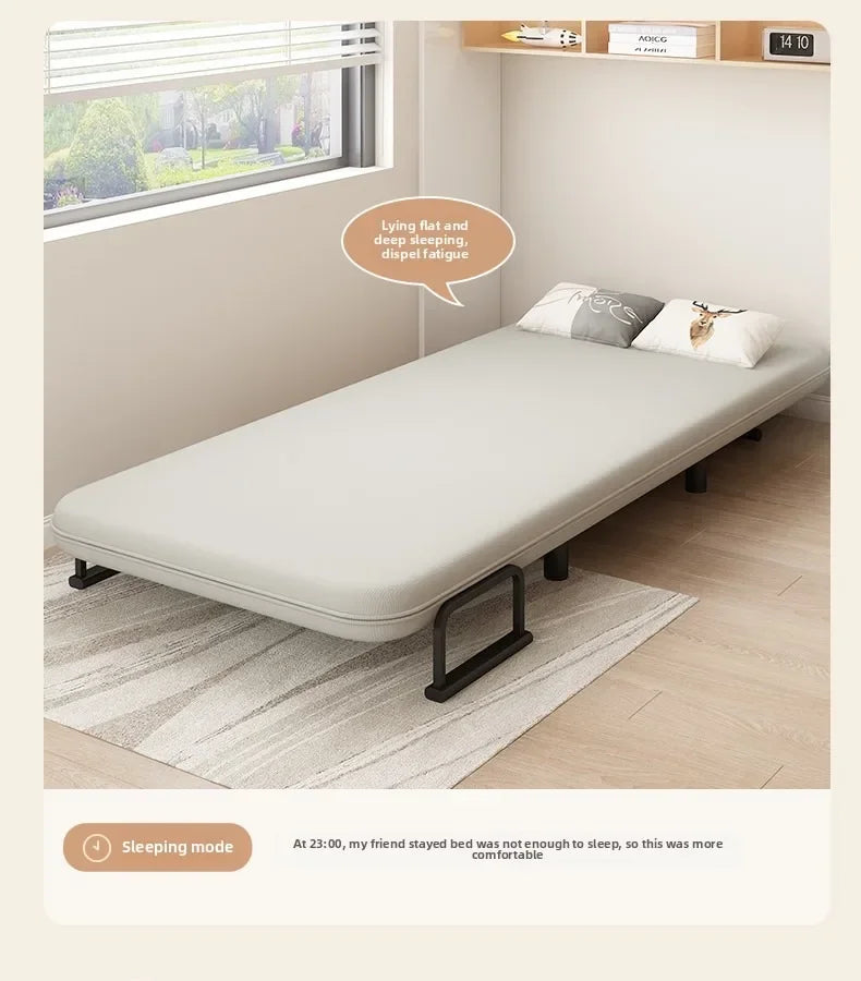 Sofa bed folding dual-purpose small apartment living room Internet celebrity telescopic bed single balcony
