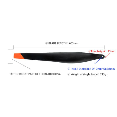 Copy Hot Selling 16pcs/Set 5413 5415 Carbon Propellers For DJI T20P/T40/T50 Agras Drone Parts Drone Accessories