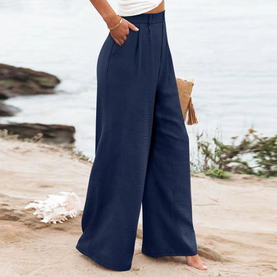 Women's Wide Leg Pants High Elastic Waisted In The Back Business Work Trousers Long Casual Pants Pants for Women Women’s Pants