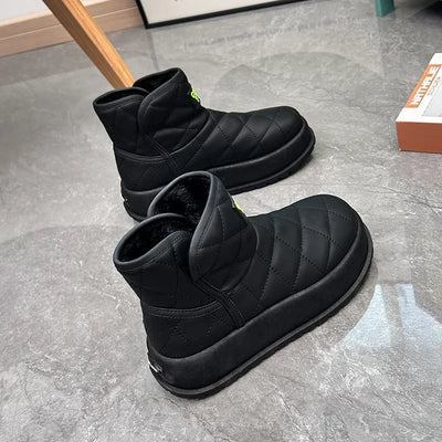 Kalsooni 2024 Winter Velvet Thick Warm Shoes Waterproof Platform Snow Boots for Women