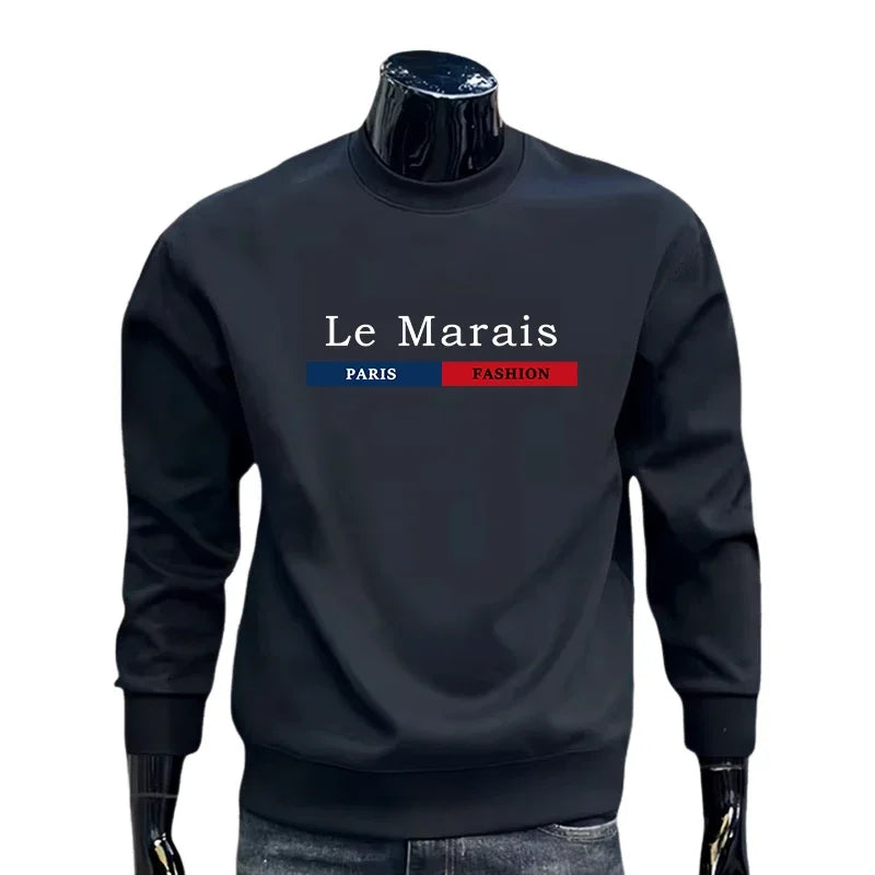 Mens Sweatshirts Hot Sales Printing O-Neck Fashion Street Tops Outdoors Man Sports Jogging Clothing Casual Pullover 2025 Autumn