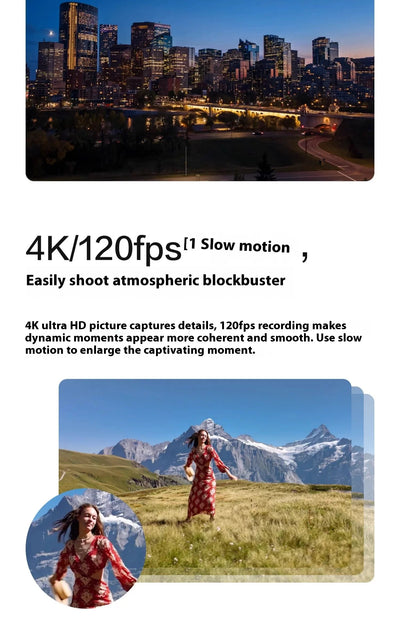 DJI Osmo Pocket 3 Handheld PTZ Smart Travel with An Inch Pocket PTZ Camera Handheld Vlog Camera Outdoorl Gifts