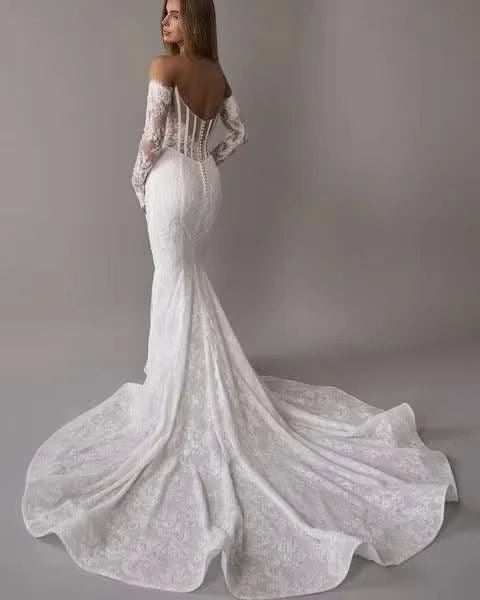 Customized Corset Curvy Wedding Dress Luxury Robe Marriage Femme