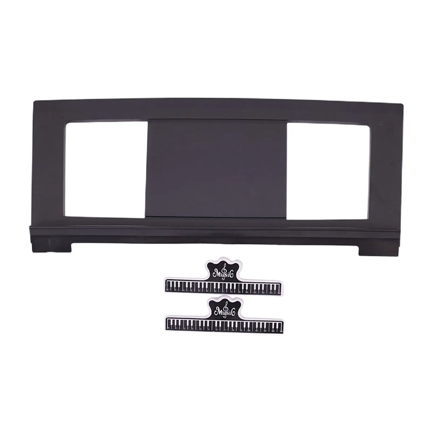 Electronic Piano Music Stand Keyboard Book Stand Storage Book Stand with Sheet Music Clips Music Sheet Stand Music Book Holder