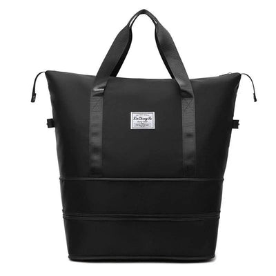 Travel Bag Women Shoulder Bag Quality Casual Handbag Double Zipper Expansion