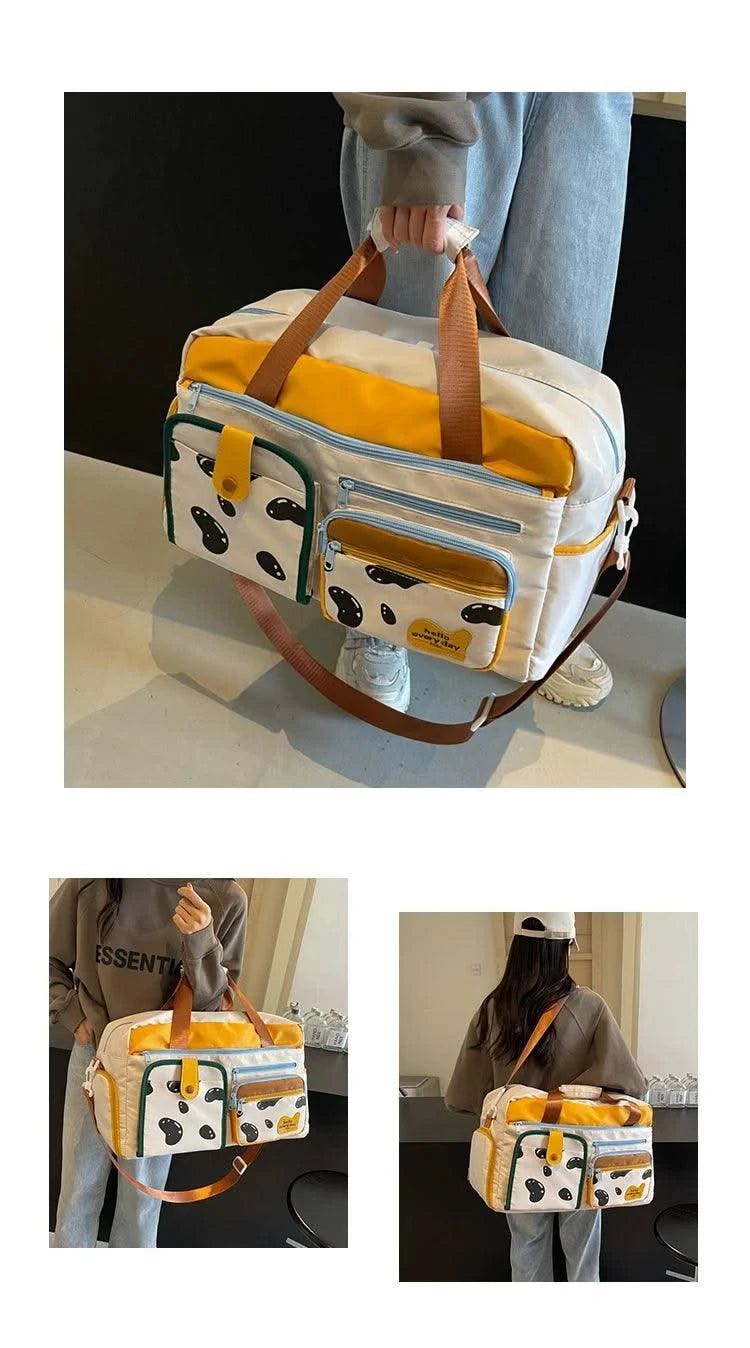 Women's Fashionable and Lightweight Boarding Bag for Maternity, Business, Yoga