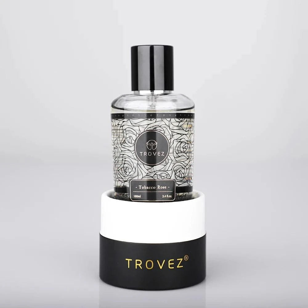 TROVEZ Tobacco Rose 100ml Perfume Long-lasting Fragrance Rich Unisex Perfume Scent Gifts Aroma Body Spray Perfumes for Men Women
