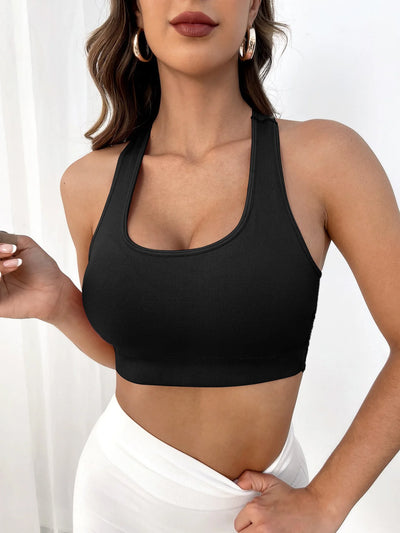 Breathable Sports Bra Fitness Top Seamless Yoga Bra Shockproof Crop Top Women Push up Sport Bra Gym Workout Top