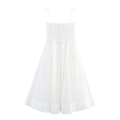 Women's Dresses Summer Solid Color Dresses Backless Sexy Halter Dresses 2025 New Fashion Elegant Women's Party Dresses