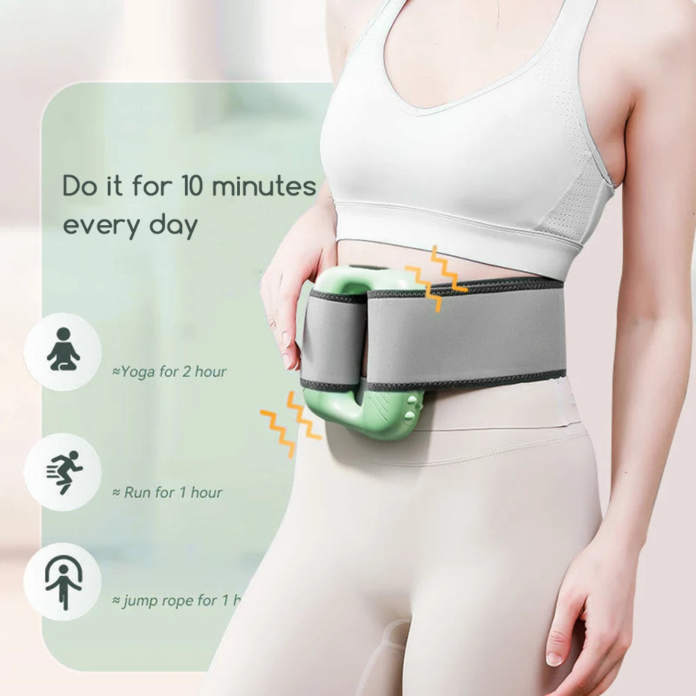 High-Intensity Fascia Rings Massager Cordless Mini With Belt Portable Deep Tissue Adjustables Vibration Massagers For Women