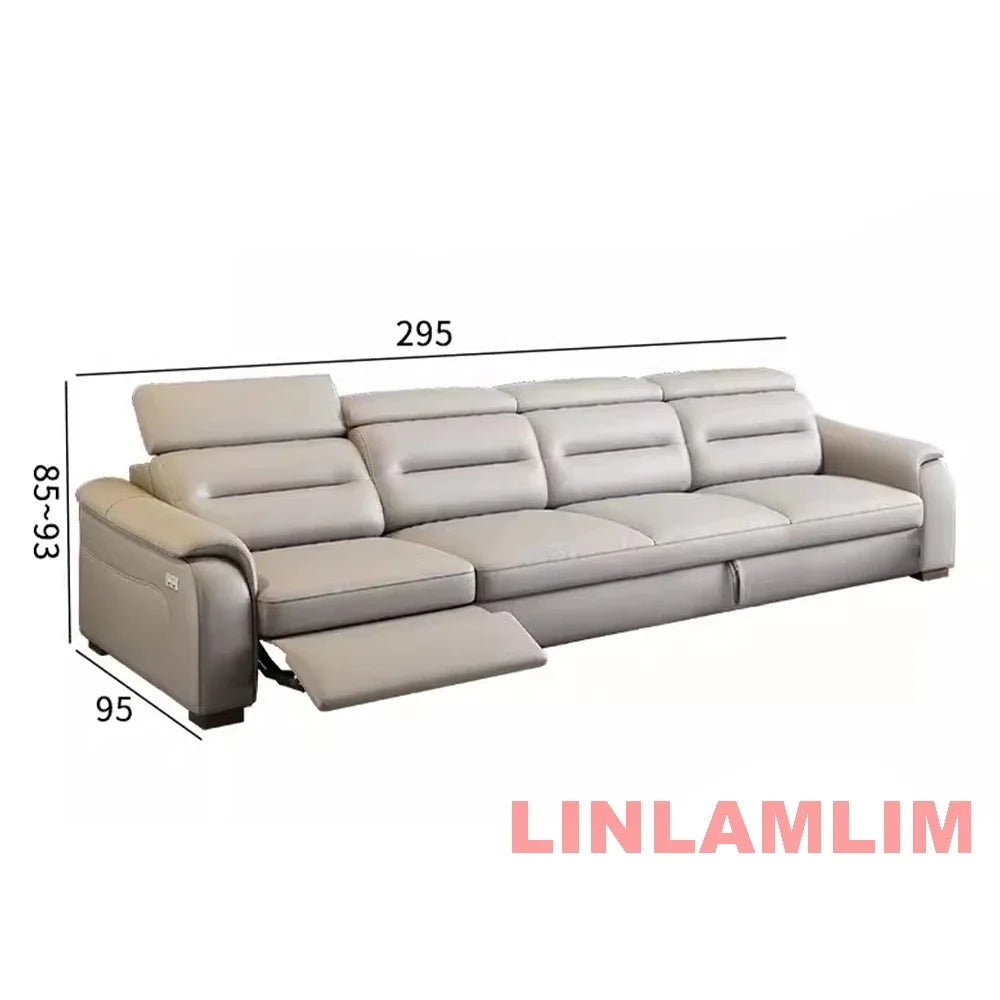 Customizable  Multifunctional Convertible Sofa Bed With Eletric Recliner, Folding Sofa Cama