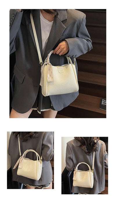 2025 New Women's Handbag Trendy Bucket Bag Luxury Stylish Shoulder Bag Crossbody Purse Versatile Casual Tote Designer Ladies
