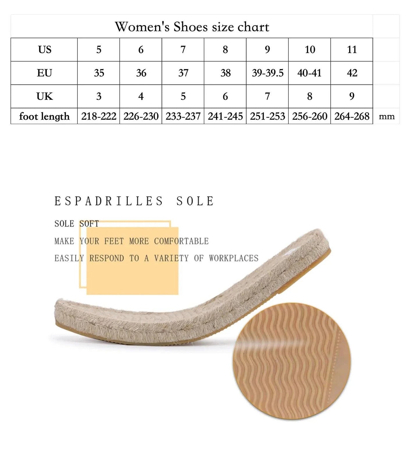 Women's Espadrilles Slip-On  Flat  Shoes  ladies
