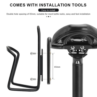 Bicycle Saddle Stabilizer Bracket Rear Seat Aluminum Alloy Holder MTB Road Bike Luggage Rack Rear Seat Mount Cycling Accessories
