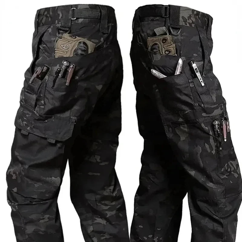 New Tactical Work Pants Men Outdoor Cargo Trousers Multi-pocket Waterproof Pant Autumn Spring Outdoor Workwear Hiking Trousers