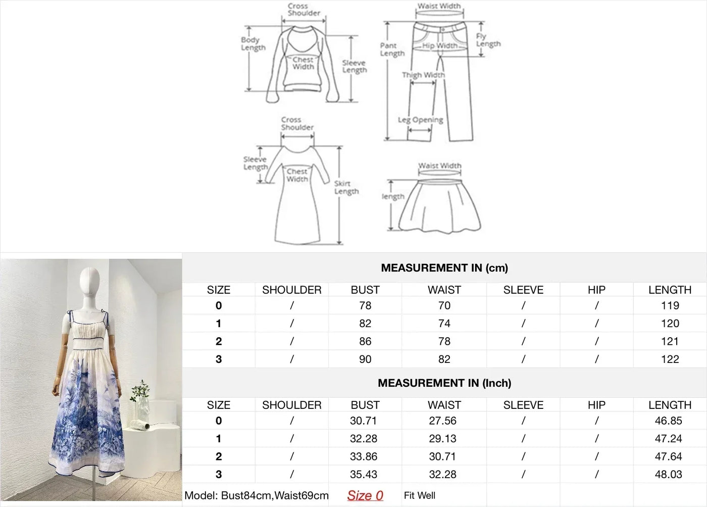 New Collection White Pleat Ruched Floral Print Sleeveless Women Midi Dress for Holiday