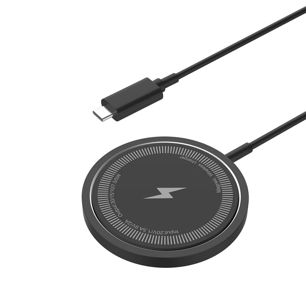 Magnetic Wireless Charger Fast Charging Pad Stand for iPhone 16 15 14 13 12Pro Max Airpods PD USB A Phone Chargers Dock Station