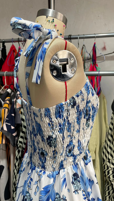 2025 New Summer Dresses for Women Sexy Print Spaghetti Strap Women Dress A-LINE Long Dress Women Vestidos De Verano Mujer Q110