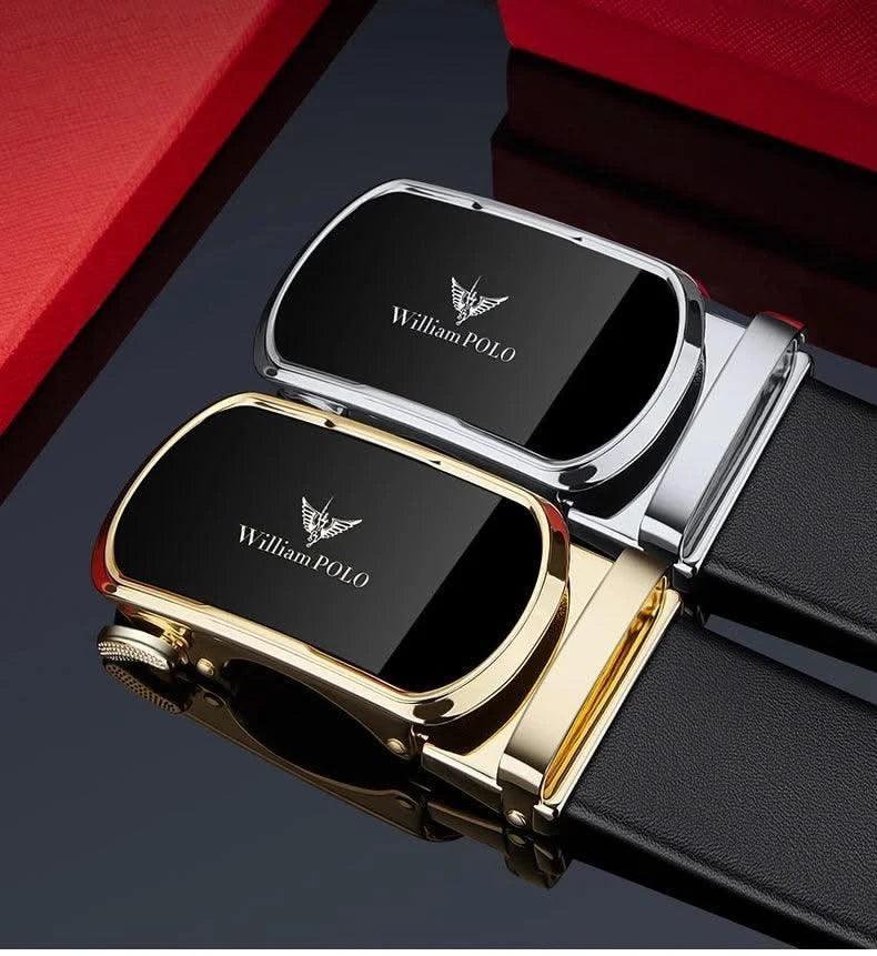Automatic Buckle Belt  Business Casual Dress Belts Gift for Men
